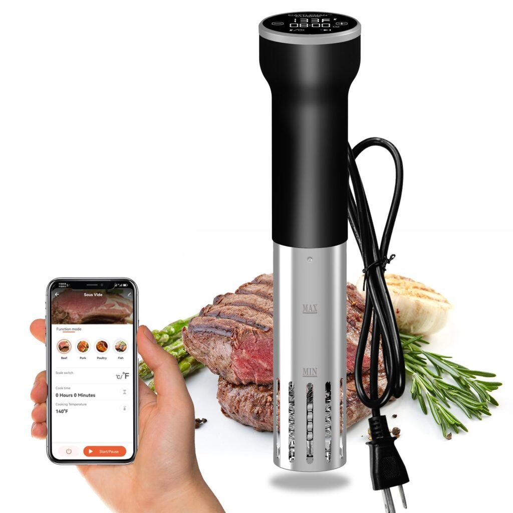 Circulador de Inmersión Sous Vide: Cocina Perfecta y Sabores Intensos en Casa