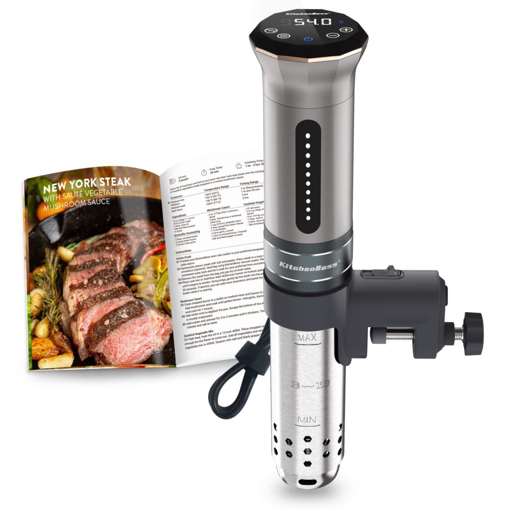 KitchenBoss Sous Vide Stick de 1100 W: Cocción Perfecta y Precisa