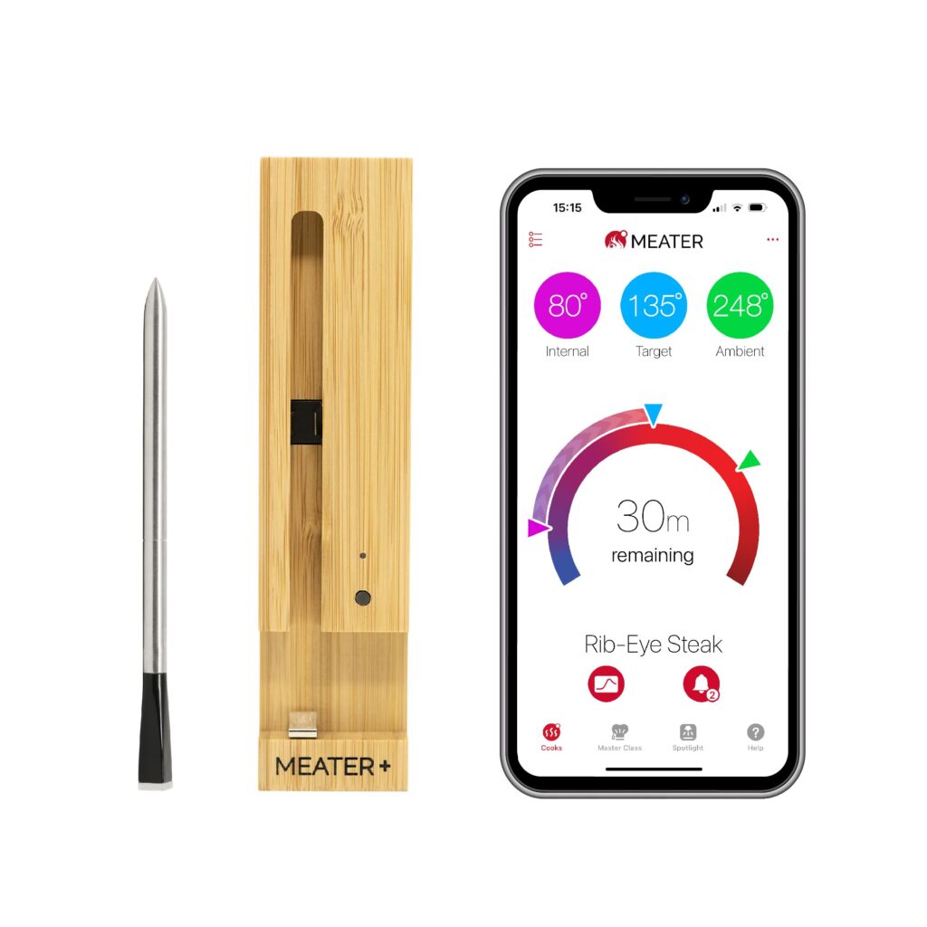 MEATER Plus: El Termómetro Inalámbrico Perfecto para Cocinar Carne Idealmente