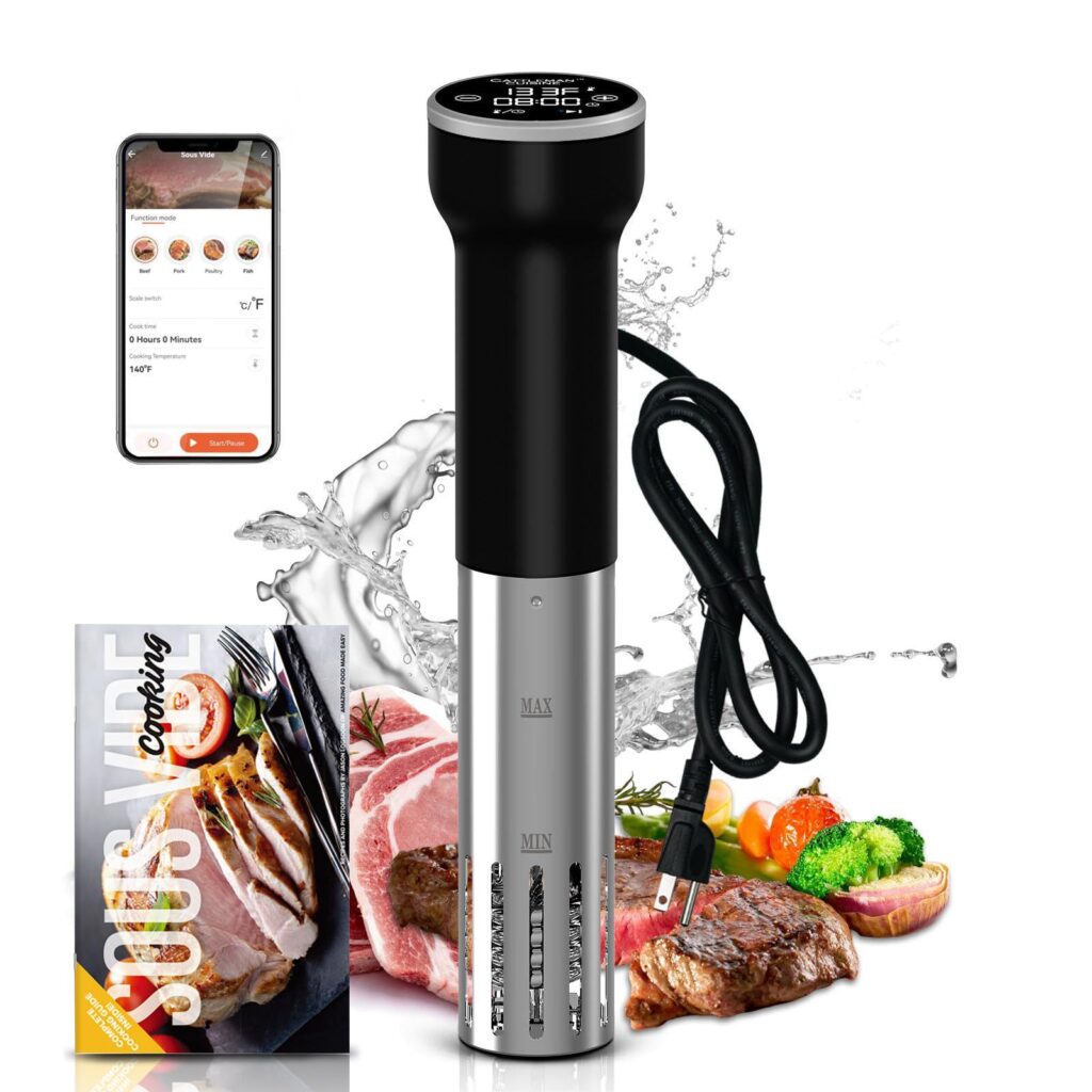 Descubre el Circulador Sous Vide Con Wi-Fi para Cocción Perfecta y Sabrosa