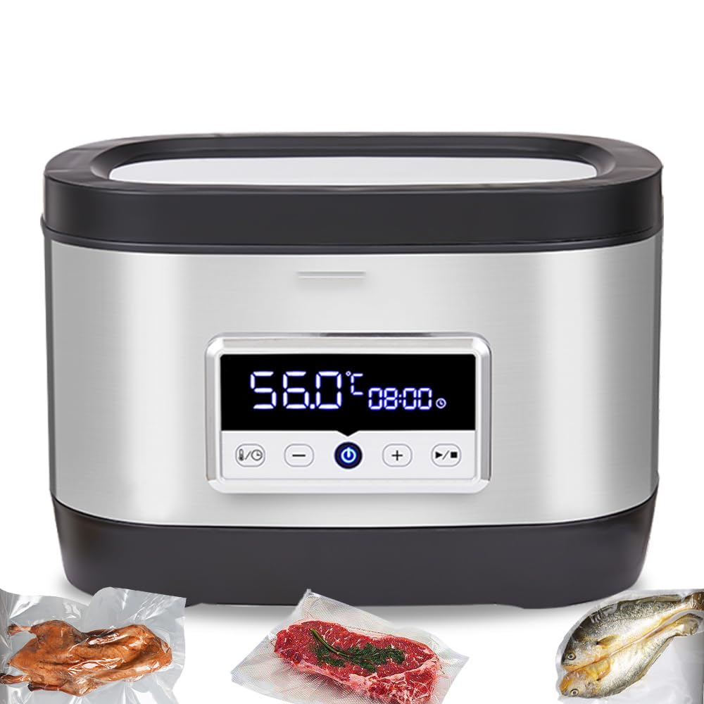 Transforma tu cocina con la máquina sous vide de acero inoxidable que garantiza resultados perfectos en cada plato