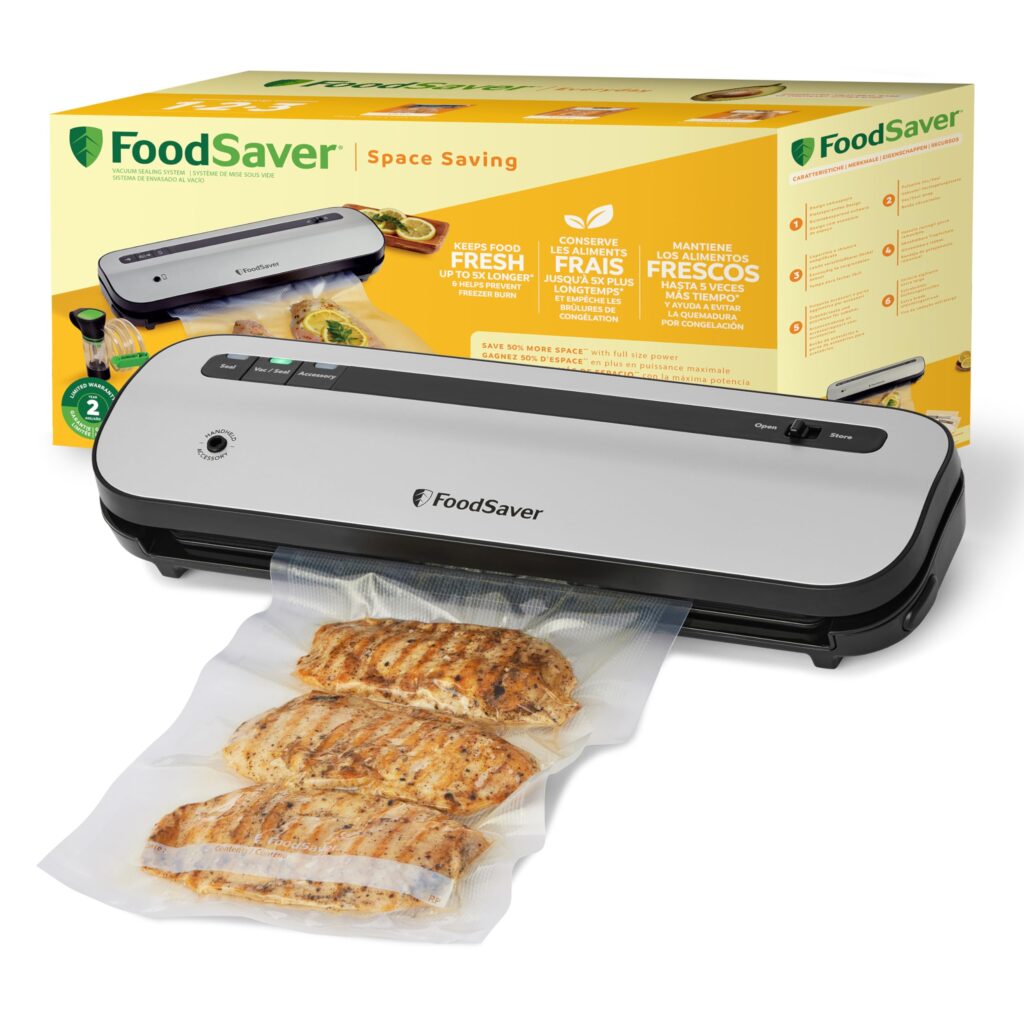 Conserva Frescura con la FoodSaver Máquina de Vacío FFS005X Eficiente y Compacta