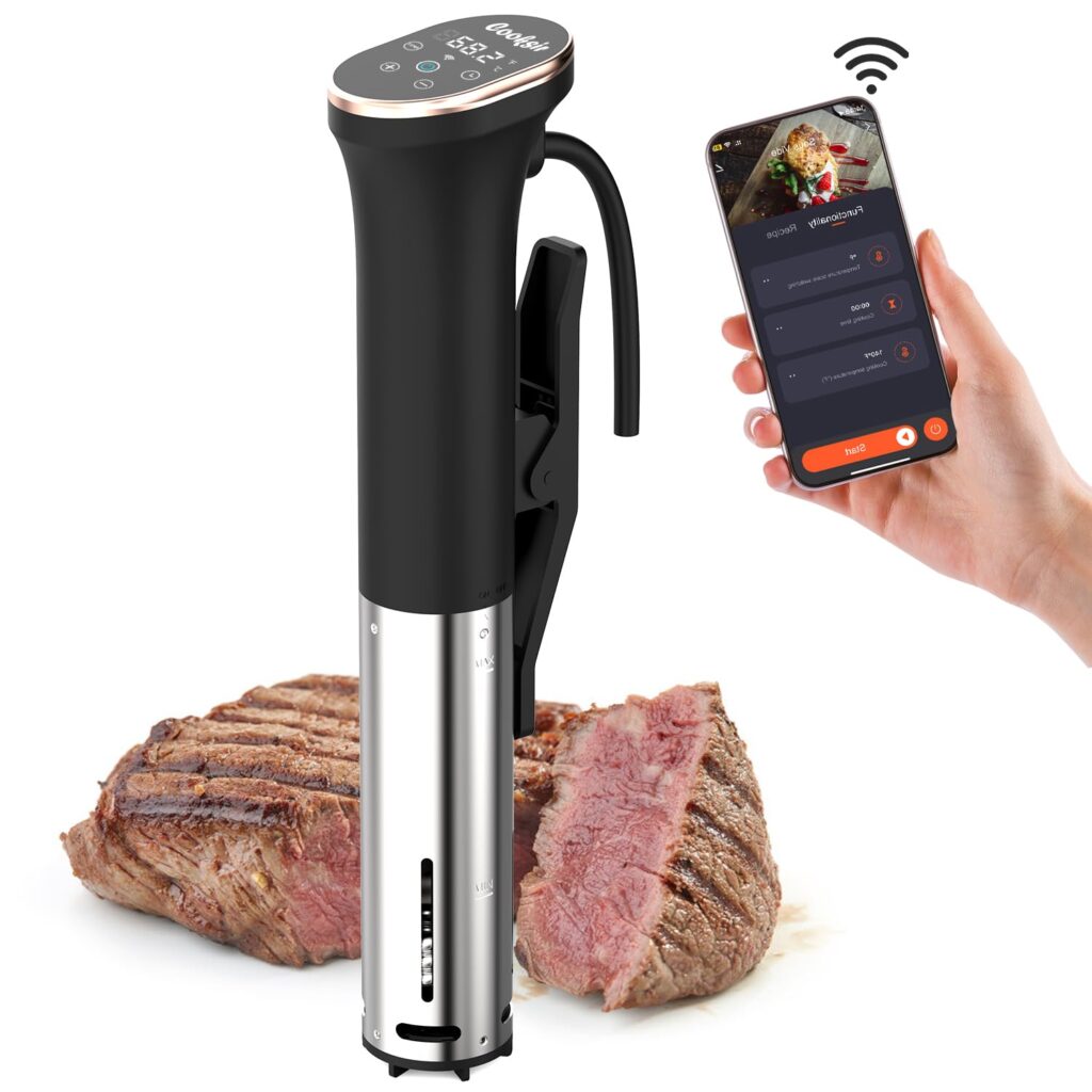 Cooksir Sous Vide Garer Stick: Cocine con Precisión y Facilidad Desde Su Móvil