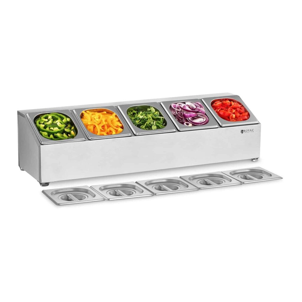 Soporte Para Cubetas RCPN 5 de Royal Catering: Ideal Para Buffets Elegantes