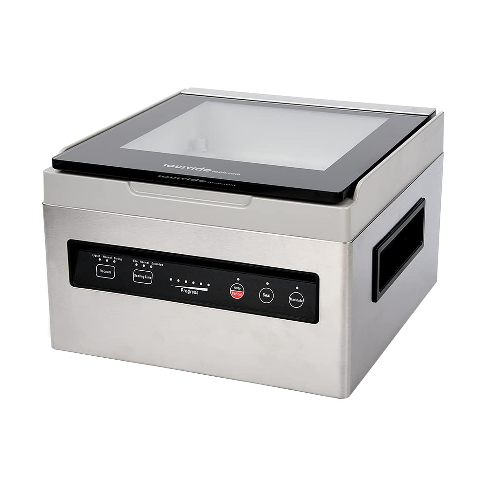 SousVideTools SVT-03002 IV2.5: La Solución Perfecta para Sellar Alimentos Eficazmente 
Maximiza la frescura de tus ingredientes con este sellador compacto y duradero